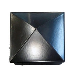 Capac turnat stalp, 150x150mm, Aluminiu