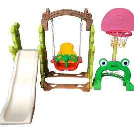 Centru de joaca 4 in 1 Rabit Slide Multicolor Million Baby