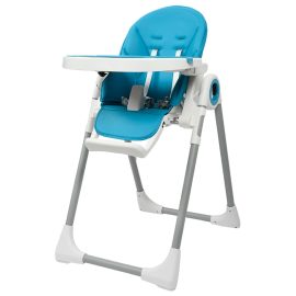 Scaun de masa X-6 Crocodile, 4 pozitii inclinare pana la 180 grade, reglabil 7 pozitii inaltime, Blue