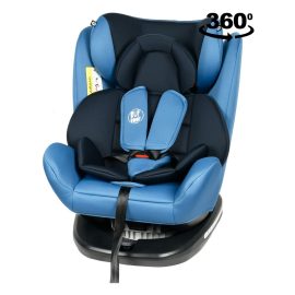 Scaun Auto Tweety Blue cu Isofix rotativ 360 grade BUF BOOF 0 36 kg baza neagra