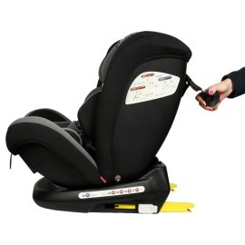 Scaun Auto Riola plus cu Isofix BUF BOOF Grey 0 36 kg pozitie somn 135 grade