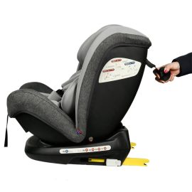 Scaun Auto Ruby Deluxe cu ISOFIX BUF BOOF 0 36 kg DuoGrey pozitie somn 137 grade