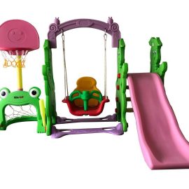 Centru de joaca 4 in 1 Rabit Slide Multicolor Million Baby