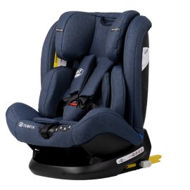 Scaun Auto Ruby Deluxe BUF BOOF cu ISOFIX 0 36 kg, pozitie somn 137 grade BlueJeans