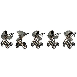 Carucior 2 in 1 reversibil X-2 Grey Gold 0 36 luni BUF BOOF